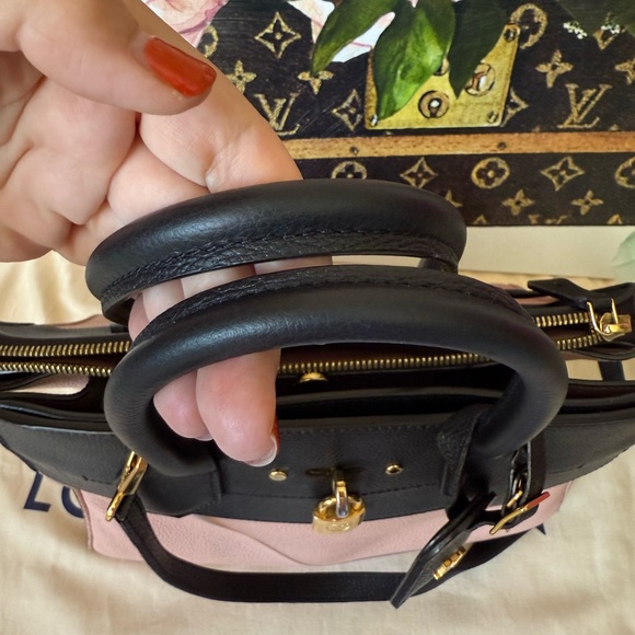 Louis Vuitton Taurillon Pink /Black Leather City Steamer Bag - Picture 14 of 17